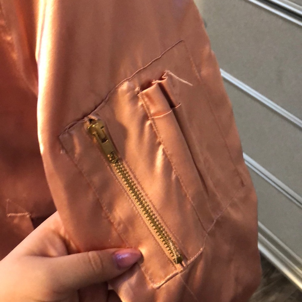 Pink Varsity Jacket - Picture 3 of 9